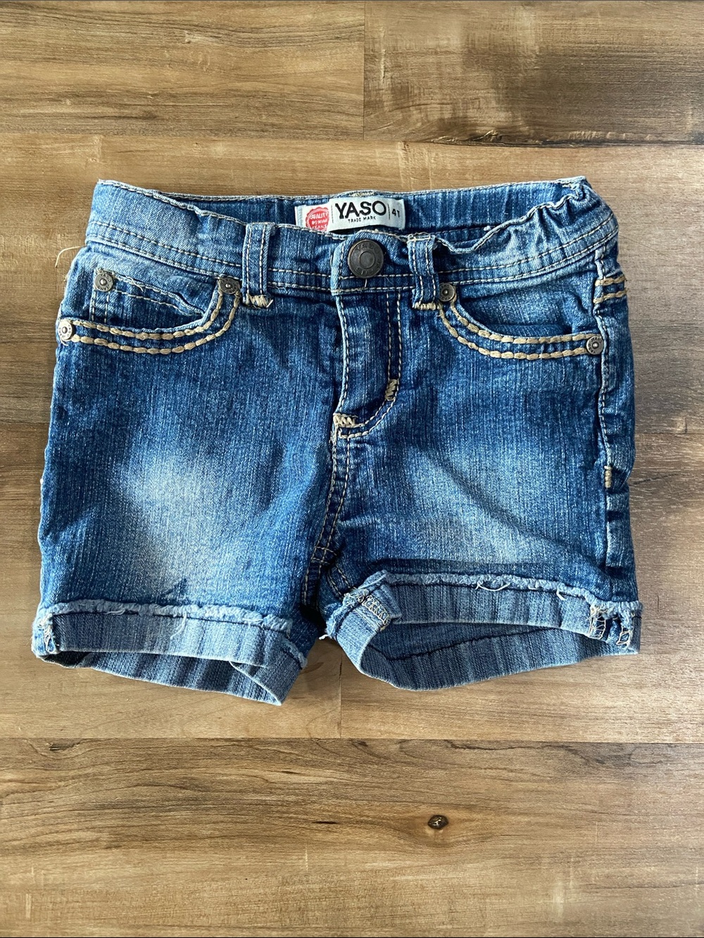 Girls' Blue Denim Shorts
